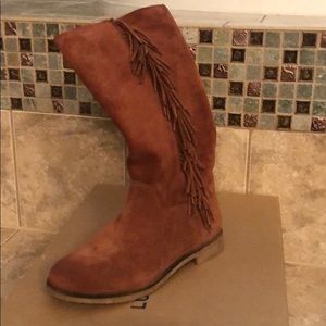 Brown Fringe boots